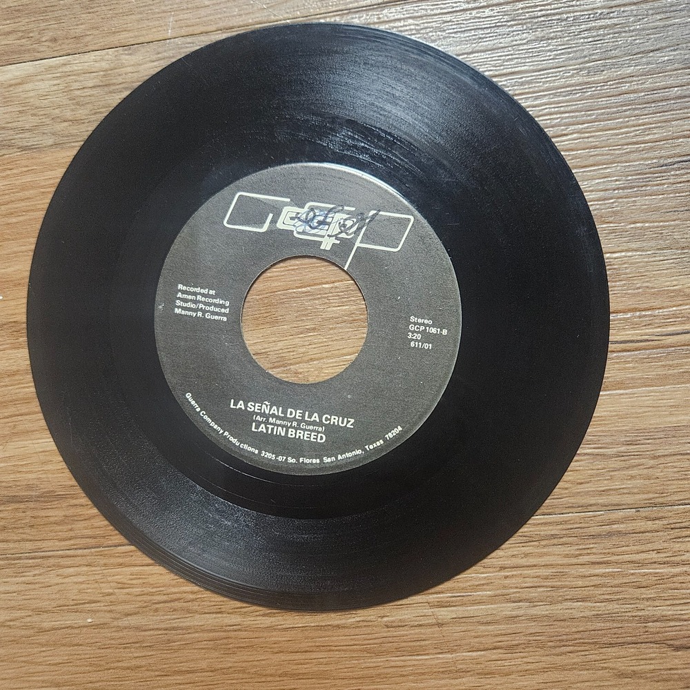 Latin Breed – Cuando Te Canses De Llorar GCP 1061 Single 45 RPM 7" Latin VG+/VG+